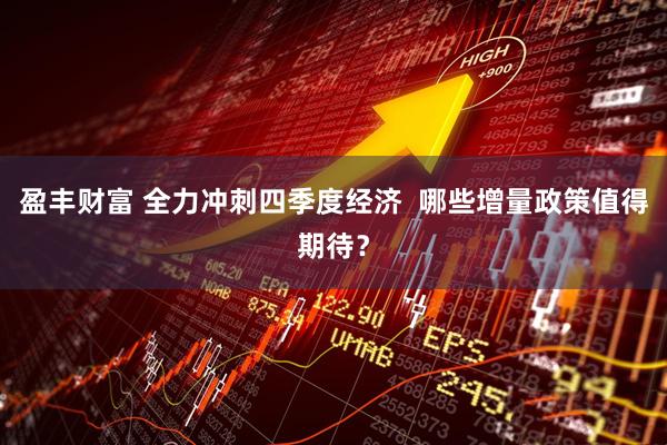 盈丰财富 全力冲刺四季度经济  哪些增量政策值得期待？